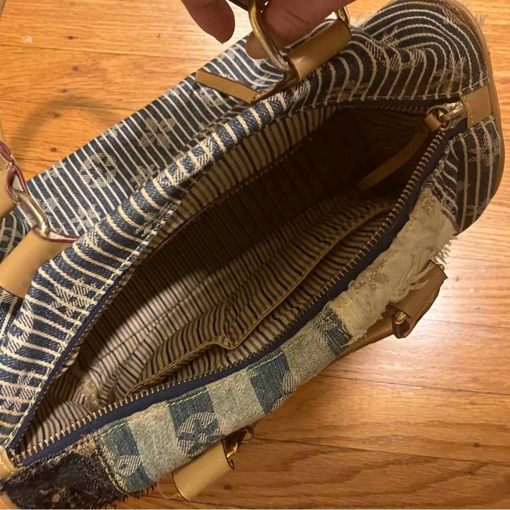 Denim Patches Hand Bag - Picture 4 of 5